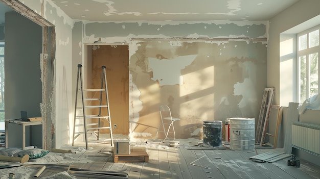 interior room under renovation | LOT and House buyers